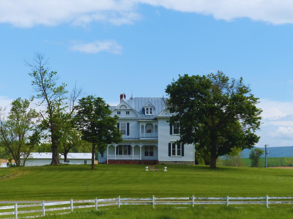 House at Clover Hill Farm, Stuarts Draft, VA